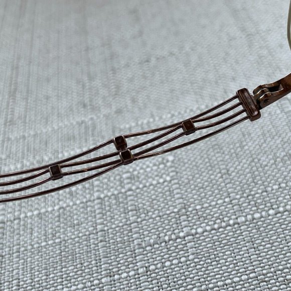 Charmant Women Eyeglasses Line Art Excellence Titan Half Rim Glasses Made Japan - Picture 9 of 12